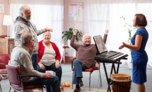 Music aged care residents