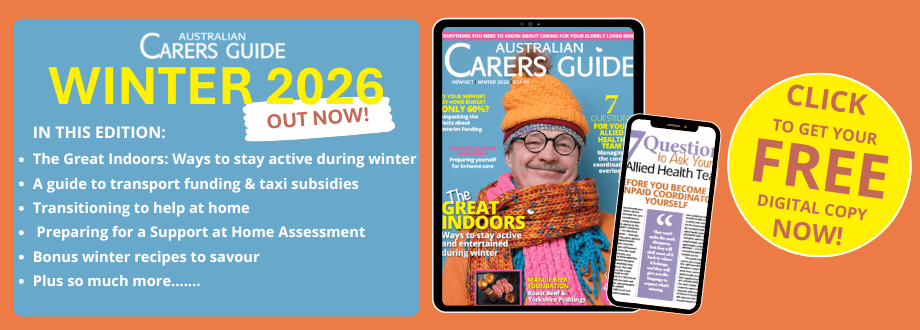 Get your copy of the Winter 2026 Australian Carers Guide