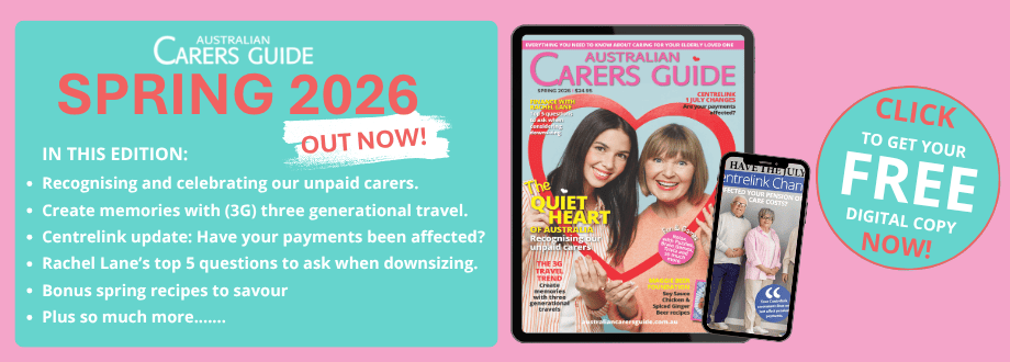 Get your copy of the Winter 2026 Australian Carers Guide